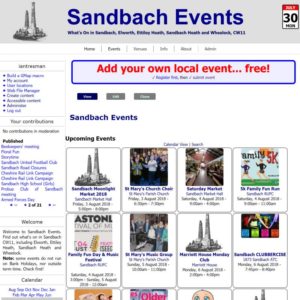 Sandbach Events