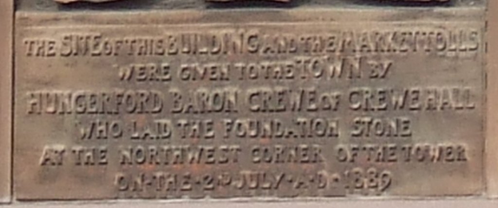 Town Hall stone laid inscription