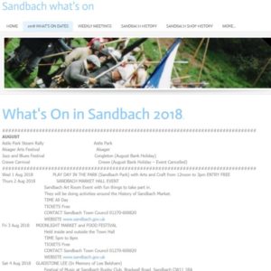 What's On in Sandbach